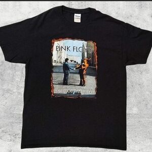Pink Floyd Wish You Were Here Vintage 2011 Band Tee Size Large Black Gildan